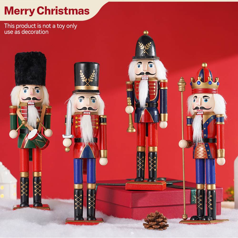 30 cm Ahşap Fındıkkıran Süs As - Nutcracker Figurine incelemesi ve fiyatı