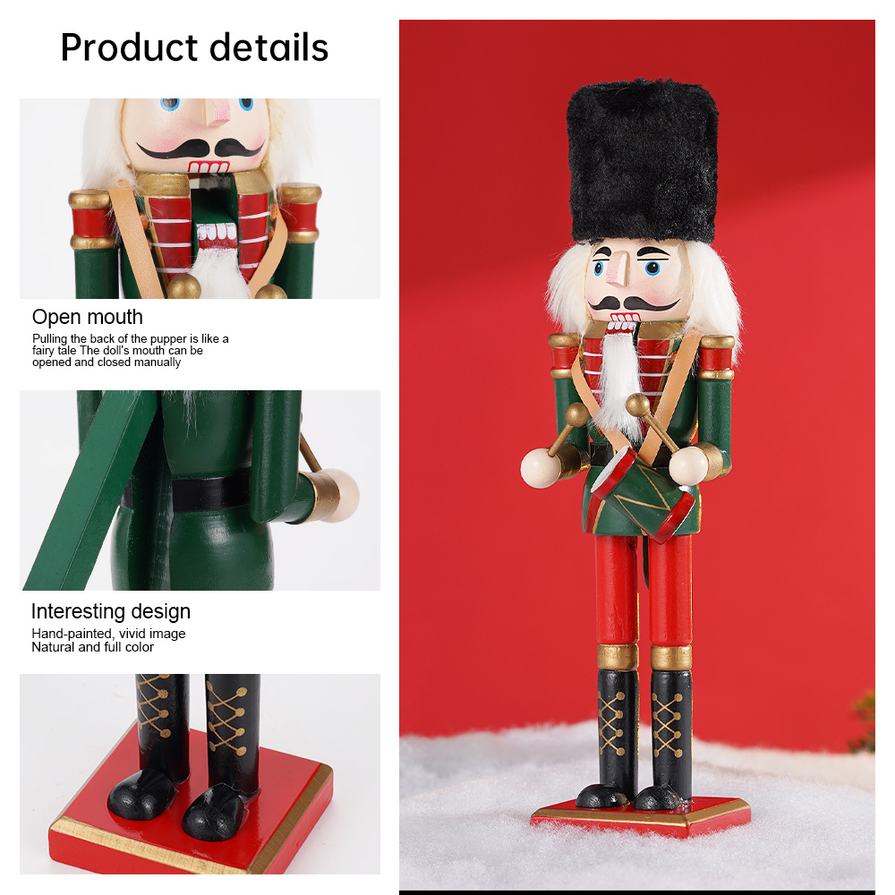 30 cm Ahşap Fındıkkıran Süs As - Nutcracker Figurine incelemesi ve fiyatı