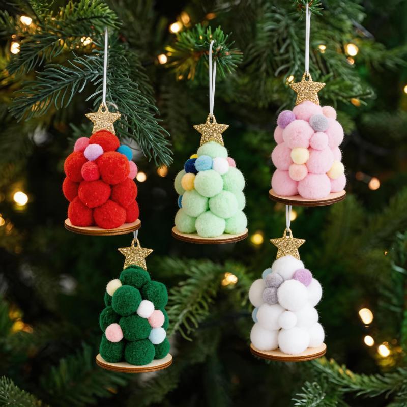 El Yapımı Kabarık Ponponlu Noe - Star Tree Topper incelemesi ve fiyatı